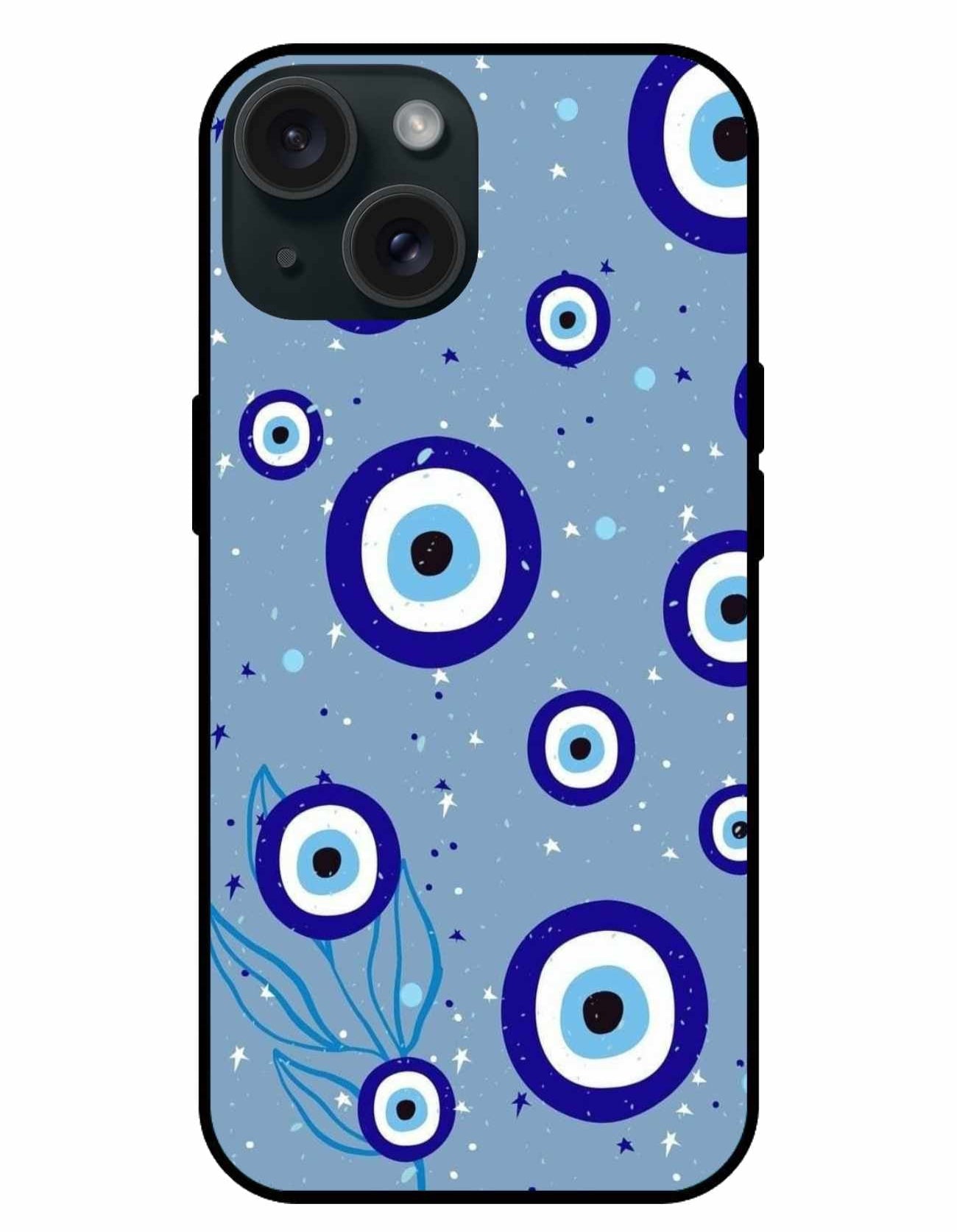 Stylish Evil Eye iPhone Case – Protect Your Phone with Elegance