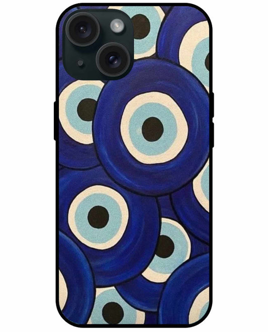 Bold Evil Eye iPhone Case – Minimalist Protection with a Striking Design