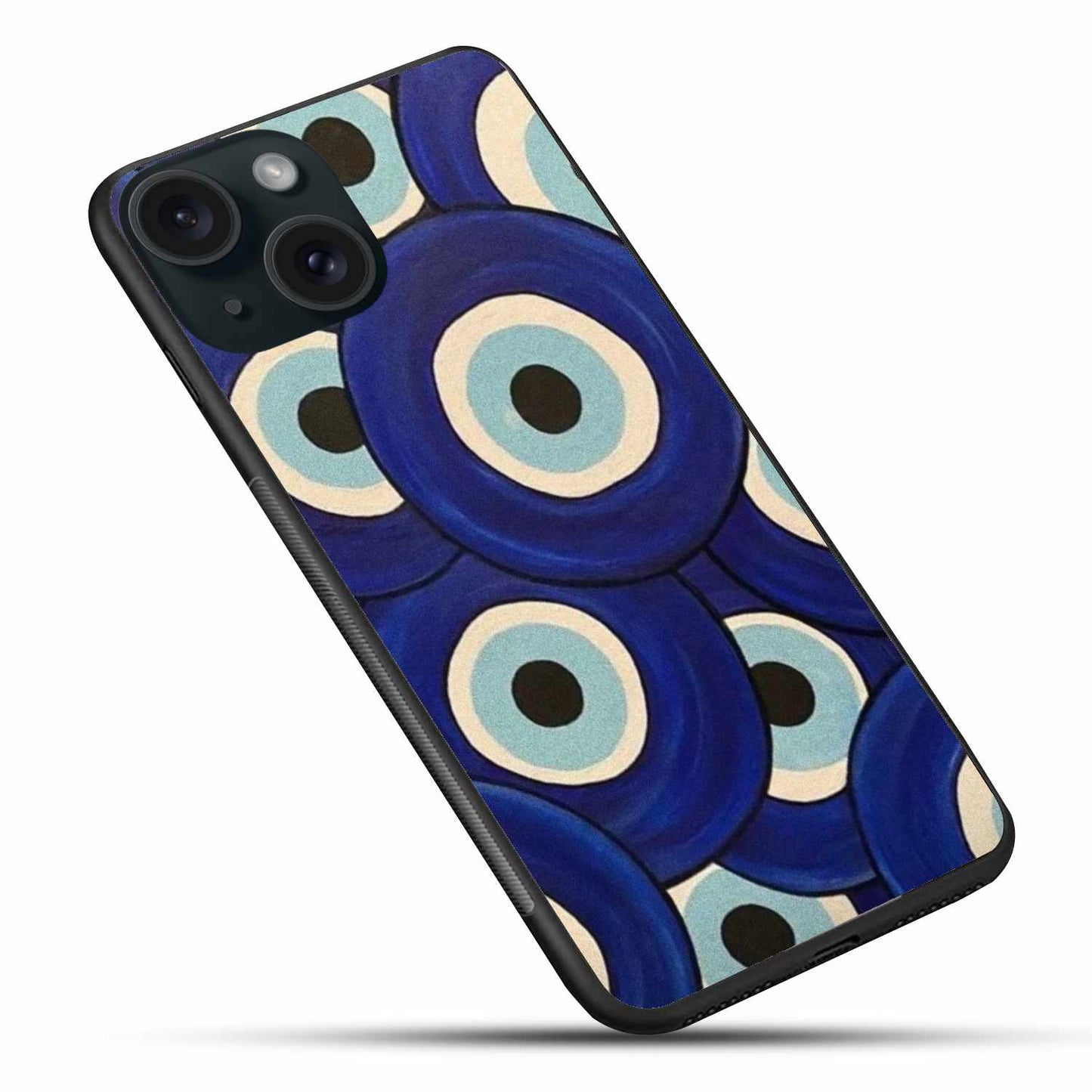 Bold Evil Eye iPhone Case – Minimalist Protection with a Striking Design