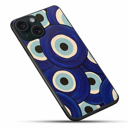 Bold Evil Eye iPhone Case – Minimalist Protection with a Striking Design