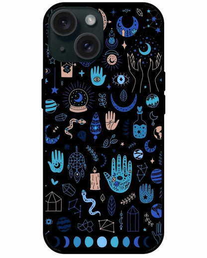 Mystic Symbols iPhone Case – Cosmic Charm & Spiritual Protection