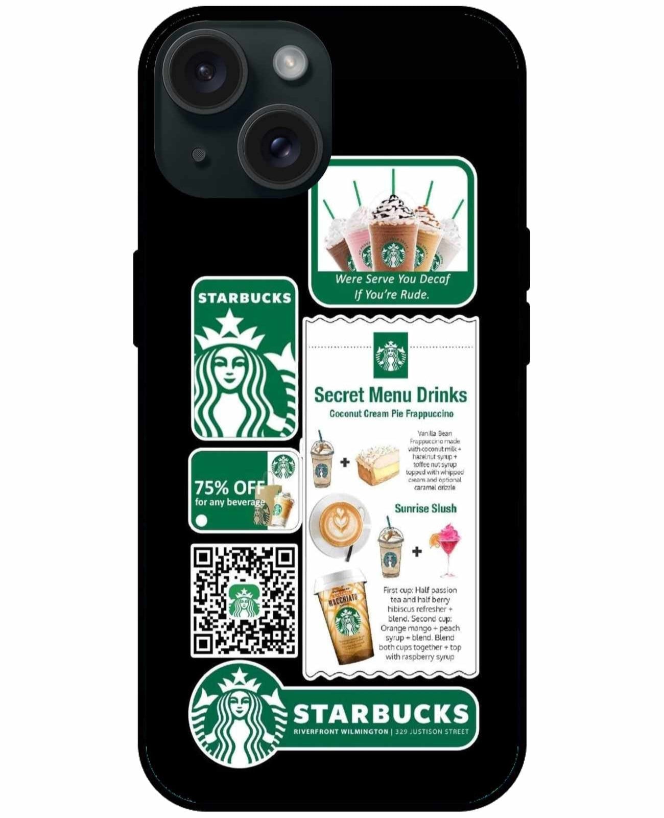 Starbucks Secret Menu Original glass Cover