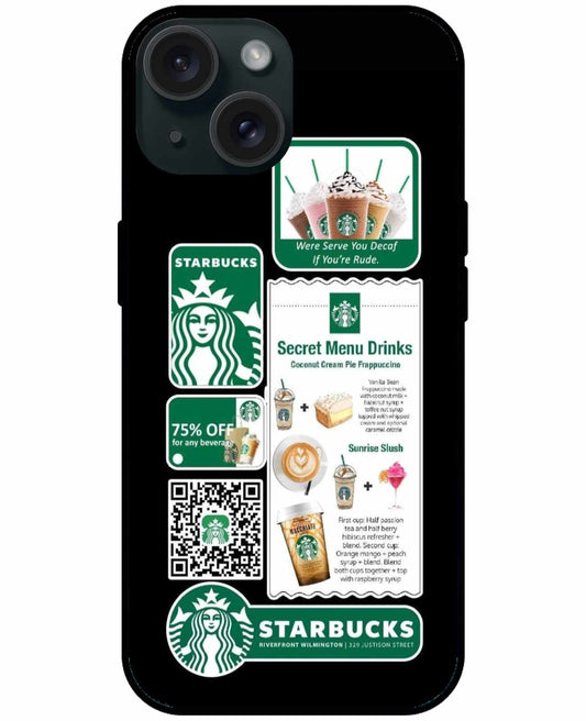 Starbucks Secret Menu Original glass Cover