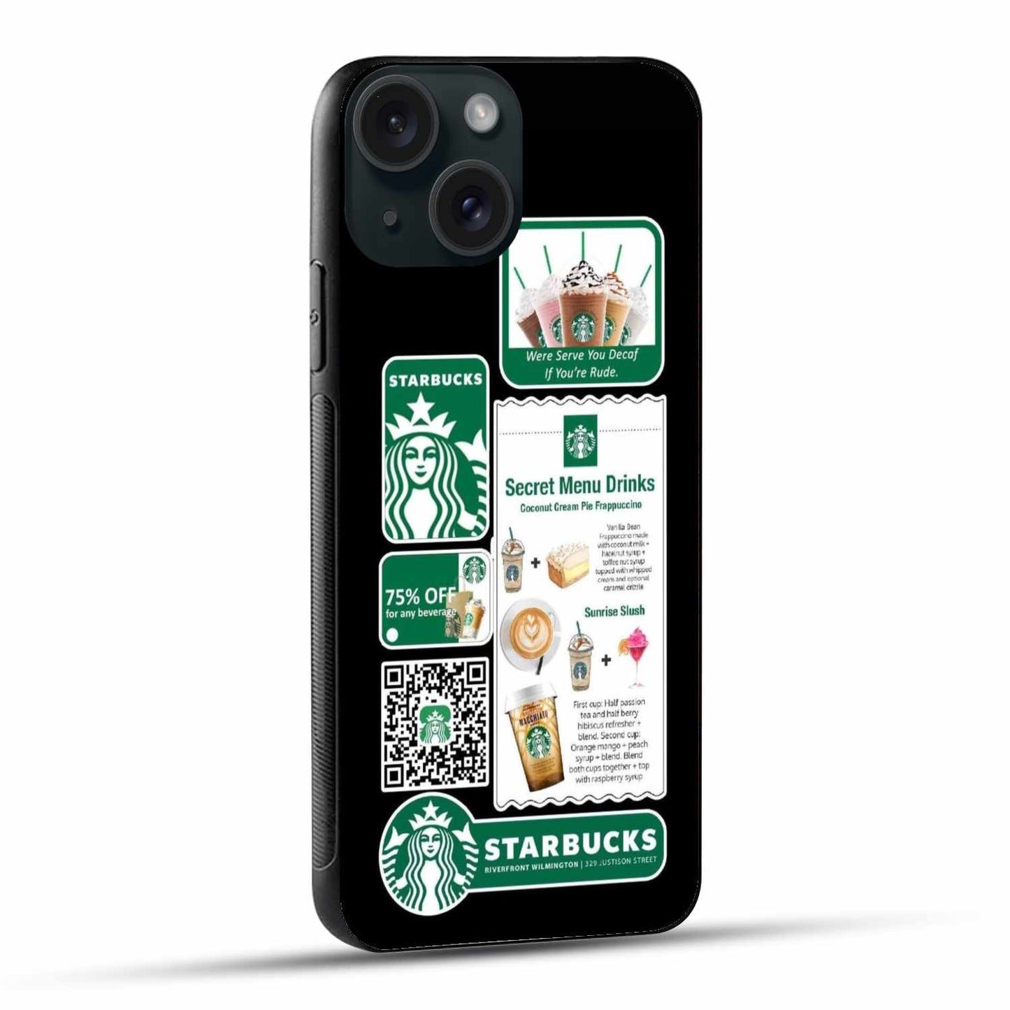Starbucks Secret Menu Original glass Cover