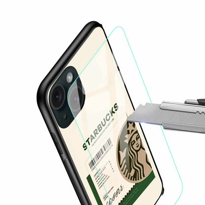 Minimalist Starbucks Receipt Original Glass Cover