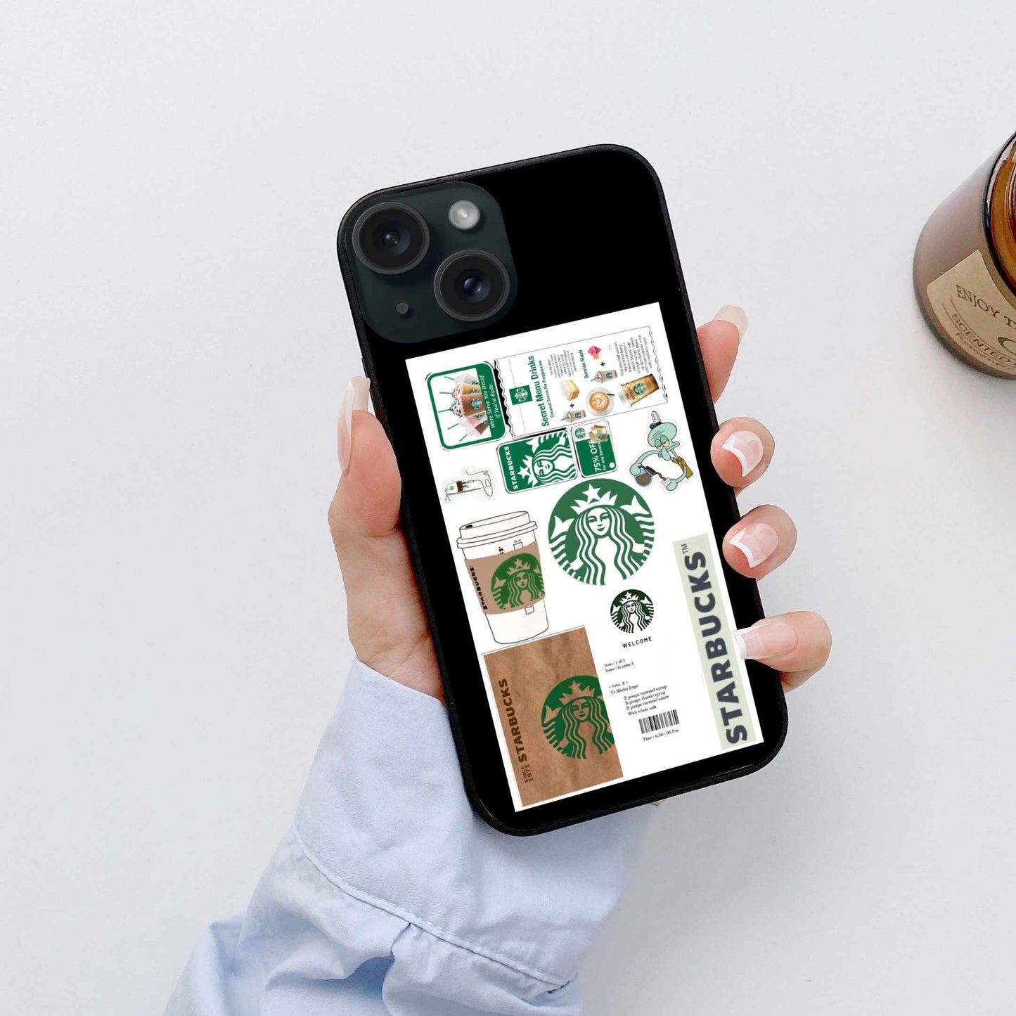 Stacrbucks Coffee Inspired Original Glass Cover