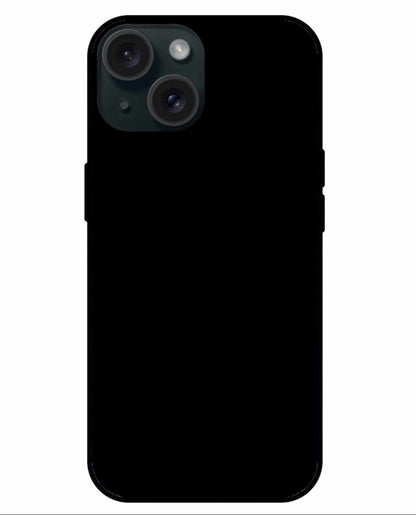 Dark Black Finish Glass Case- Mate Black