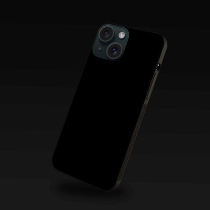 Dark Black Finish Glass Case- Mate Black