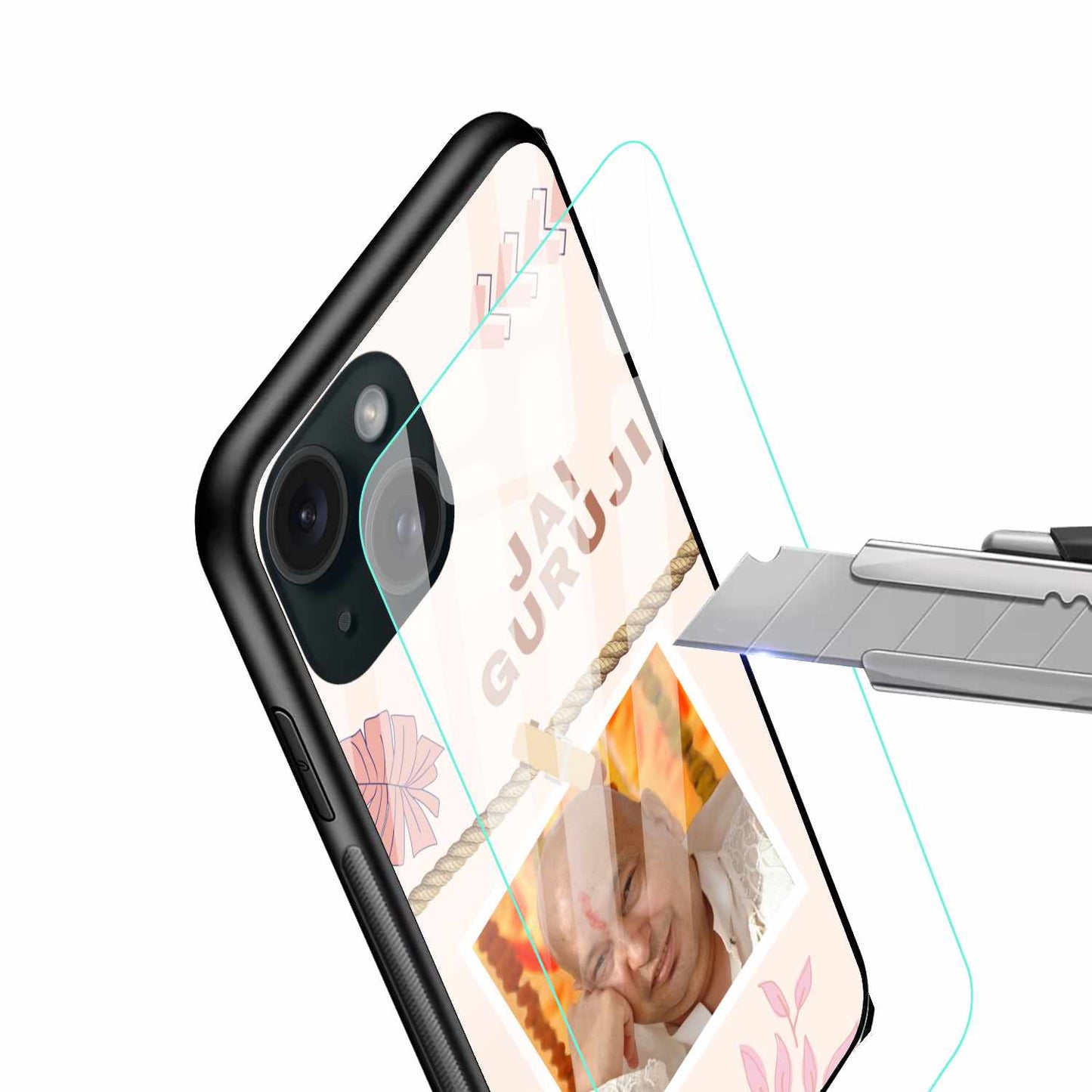Jai Guruji iPhone Cover – Divine Blessings & Inspiration