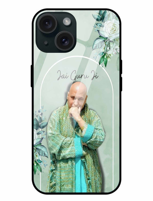 Jai Guru Ji Floral iPhone  Cover – Spiritual Elegance & Divine Protection