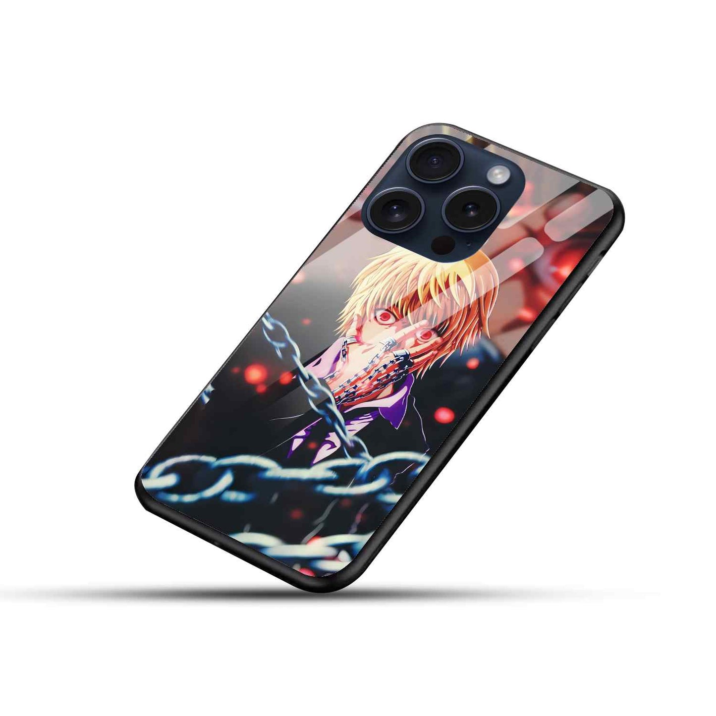 Kurapika Eyes Attack On Titan  Glass Back Cover