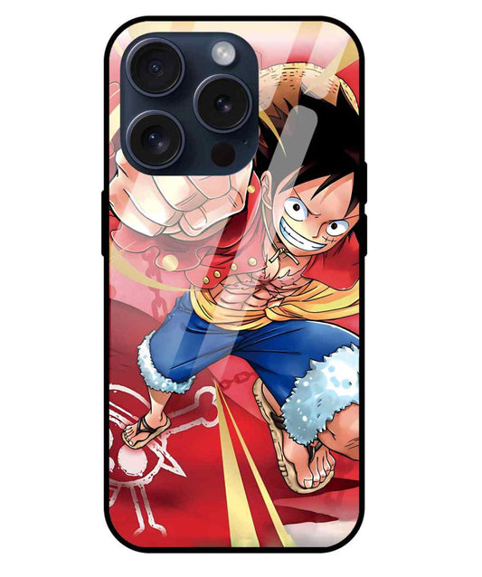 Monkey D. Luffy one piece Glass Back Cover