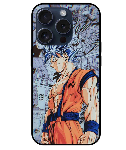 Goku Dragon ballz Glass Back Cover