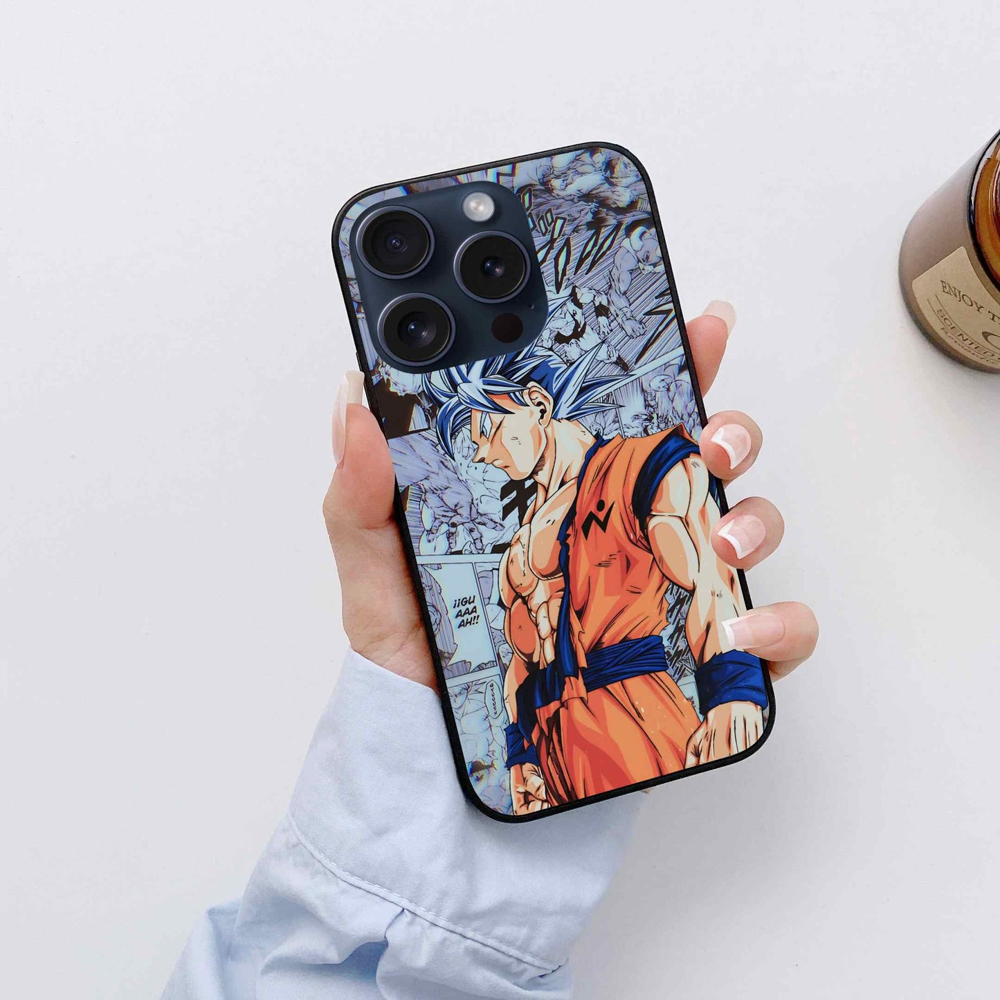 Goku Dragon ballz Glass Back Cover