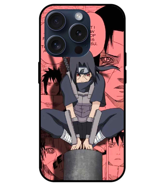 Itachi Uchiha Naruto character Glass Back Cover