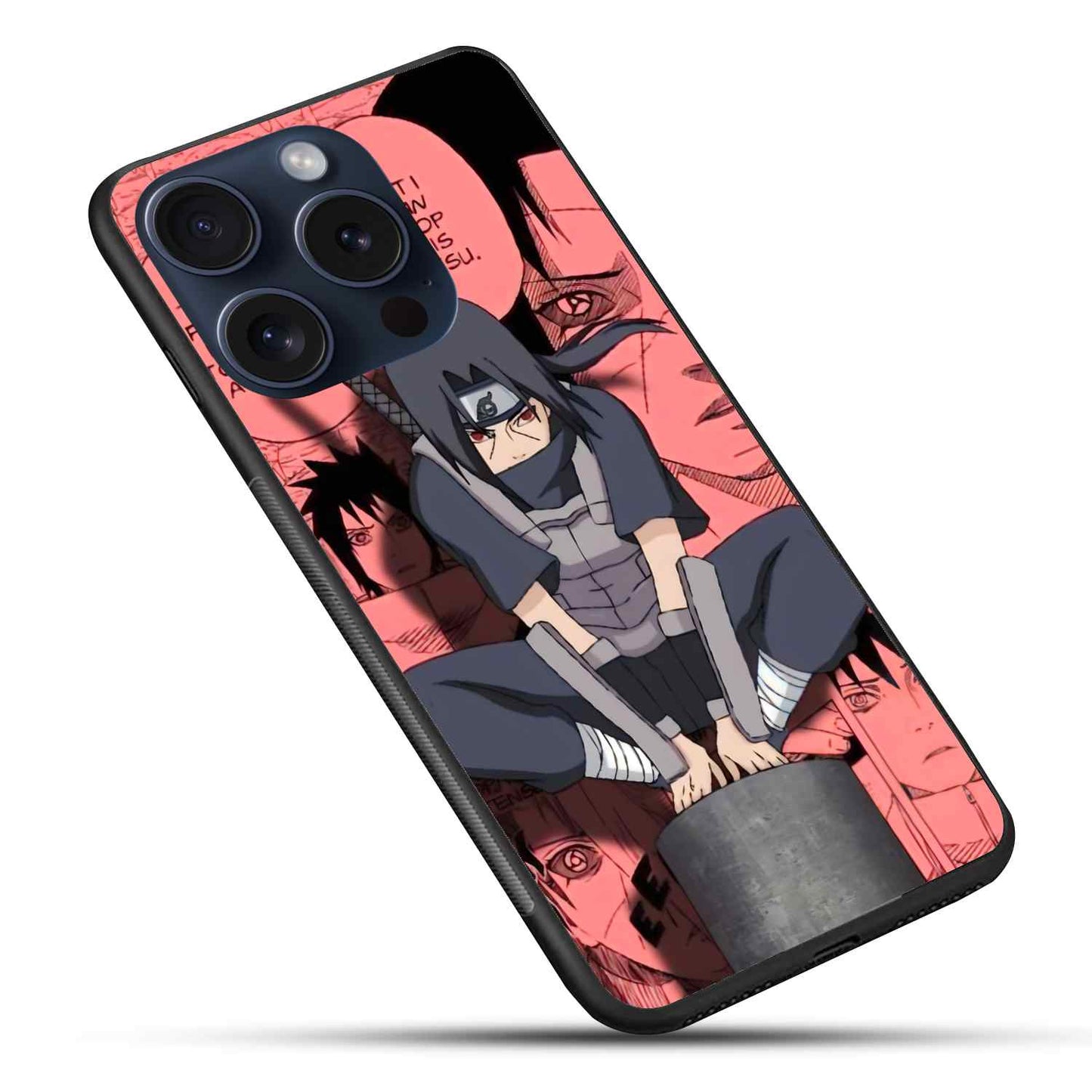 Itachi Uchiha Naruto character Glass Back Cover