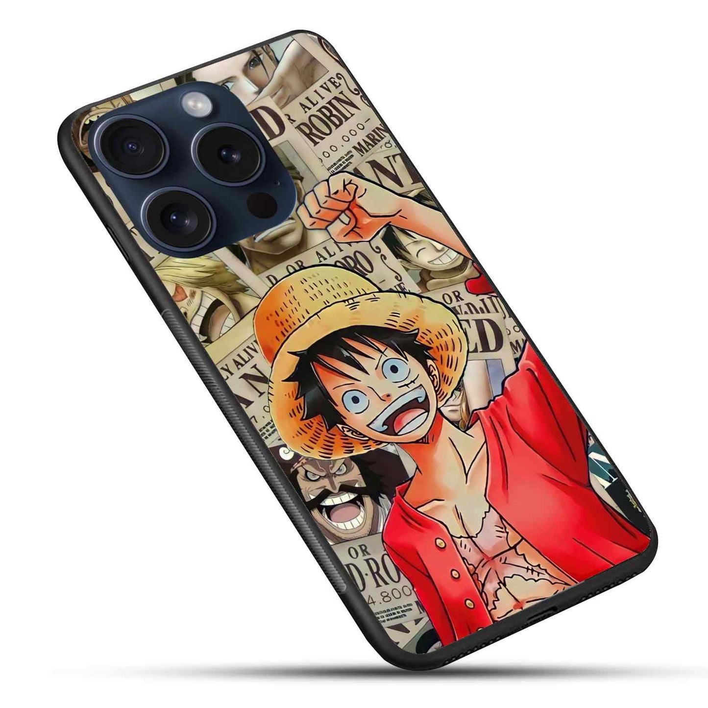 one piece the ninth monkey d luffy Glass Back Cover