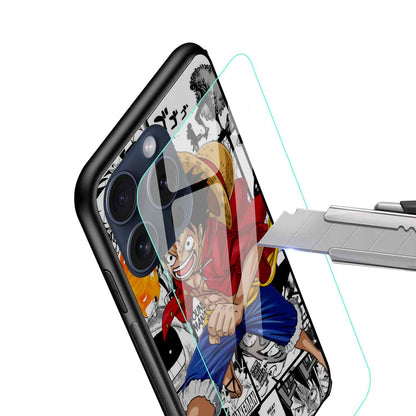 Monkey D. Luffy Glass Back Cover