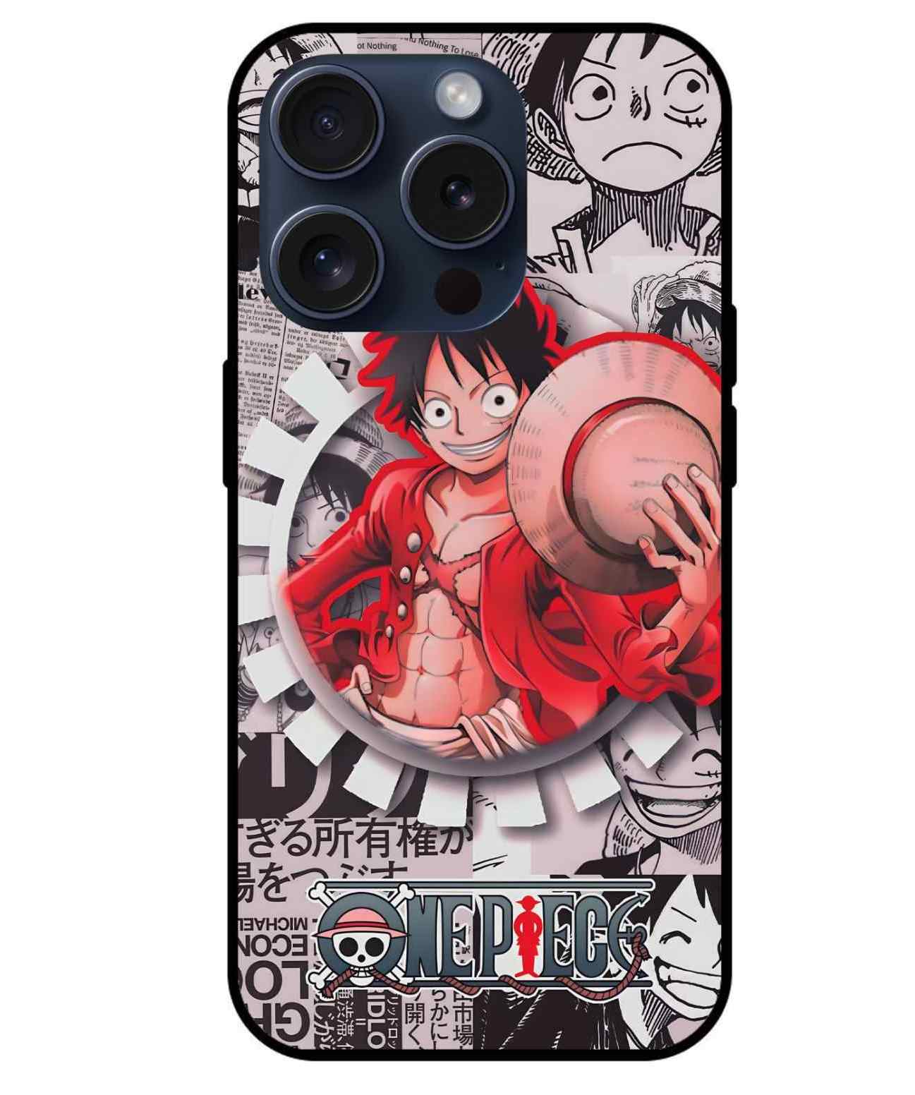 Monkey D. Luffy one piece Glass Back Cover