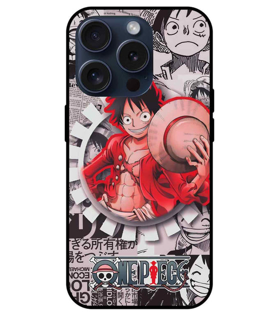 Monkey D. Luffy one piece Glass Back Cover