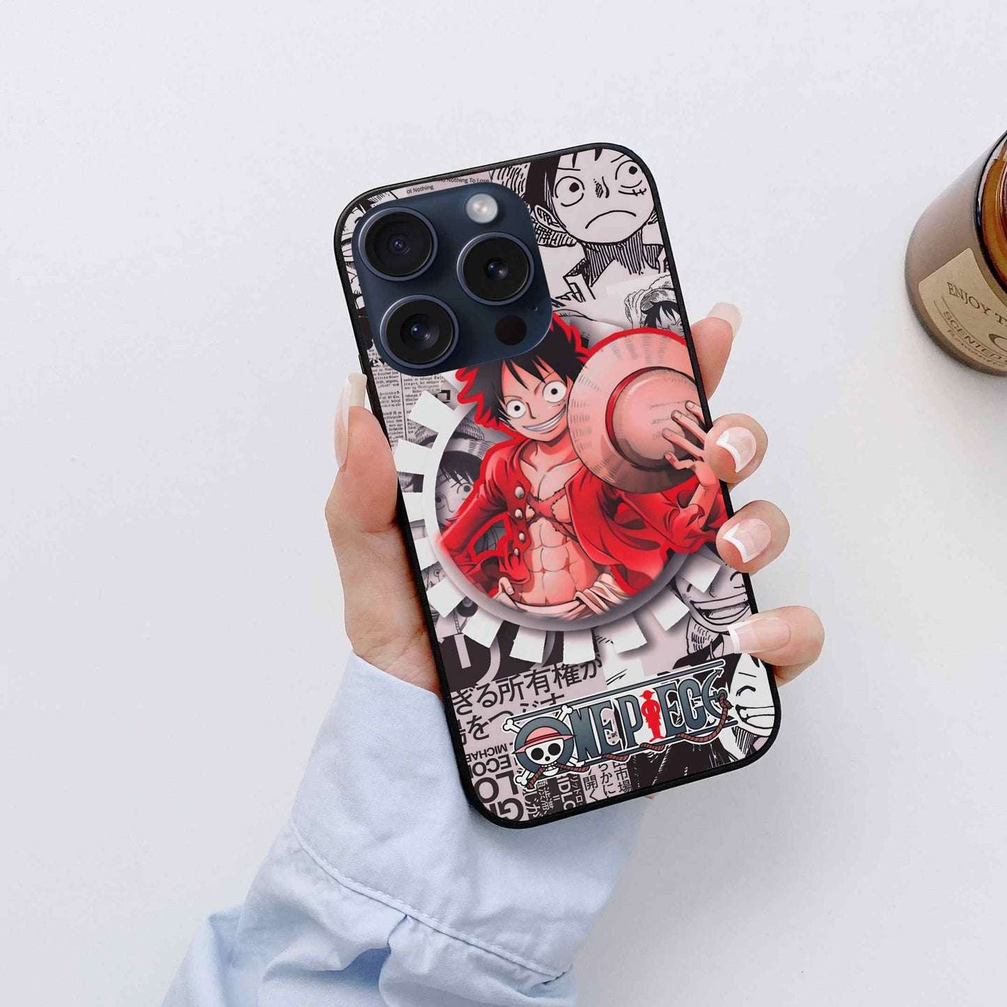 Monkey D. Luffy one piece Glass Back Cover