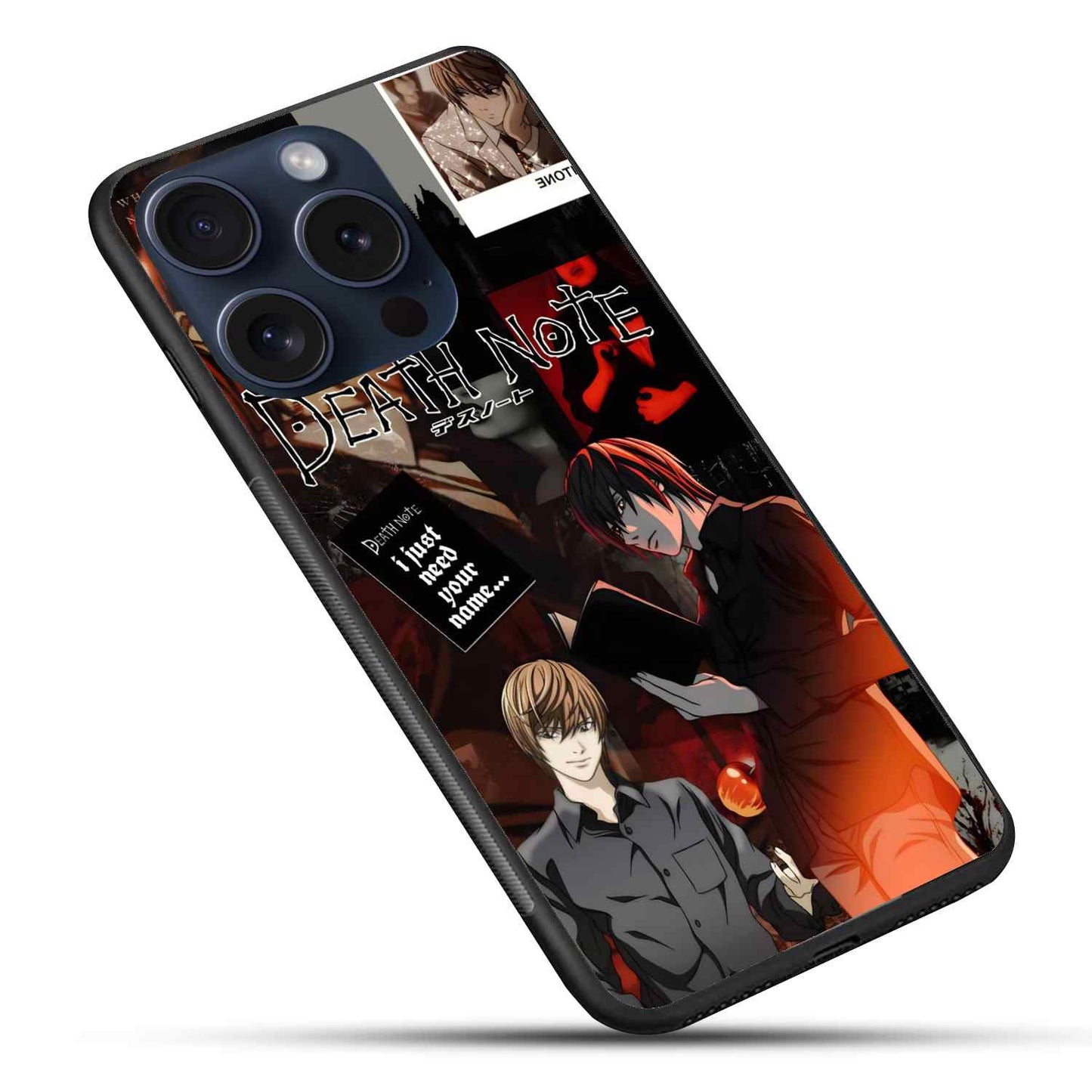 Light Yagami Death Note Glass Back Cover