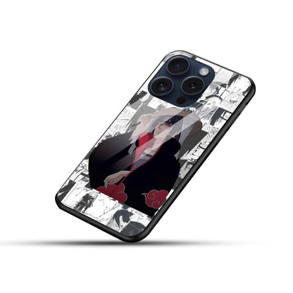 Itachi Uchiha Naruto character Glass Back Cover