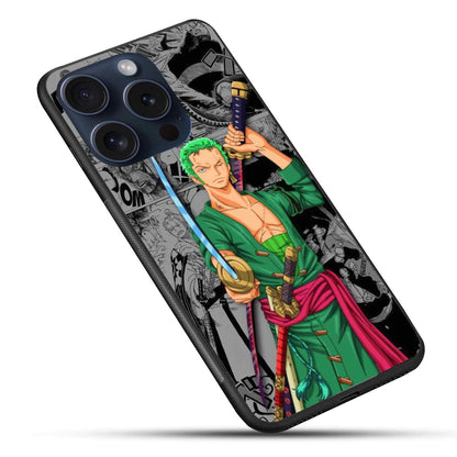 roronoa zoro pirate hunter Glass Back Cover