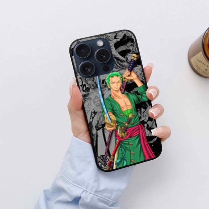 roronoa zoro pirate hunter Glass Back Cover