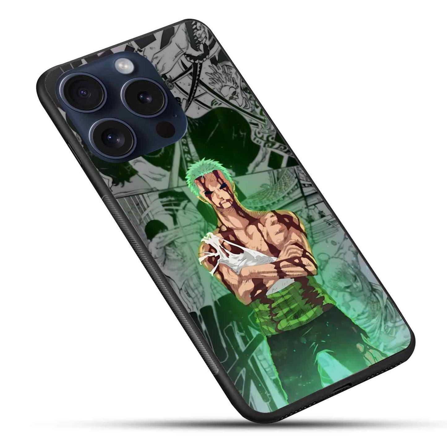 Roronoa Zoro one piece Glass Back Cover