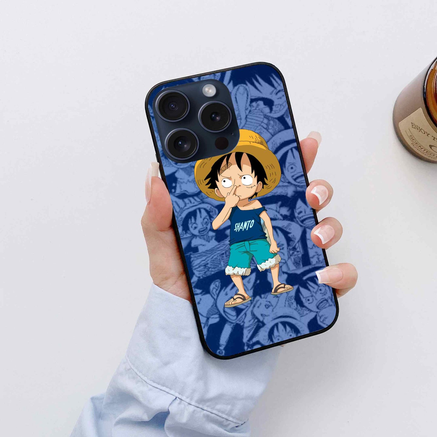 Monkey D. Luffy Glass Back Cover