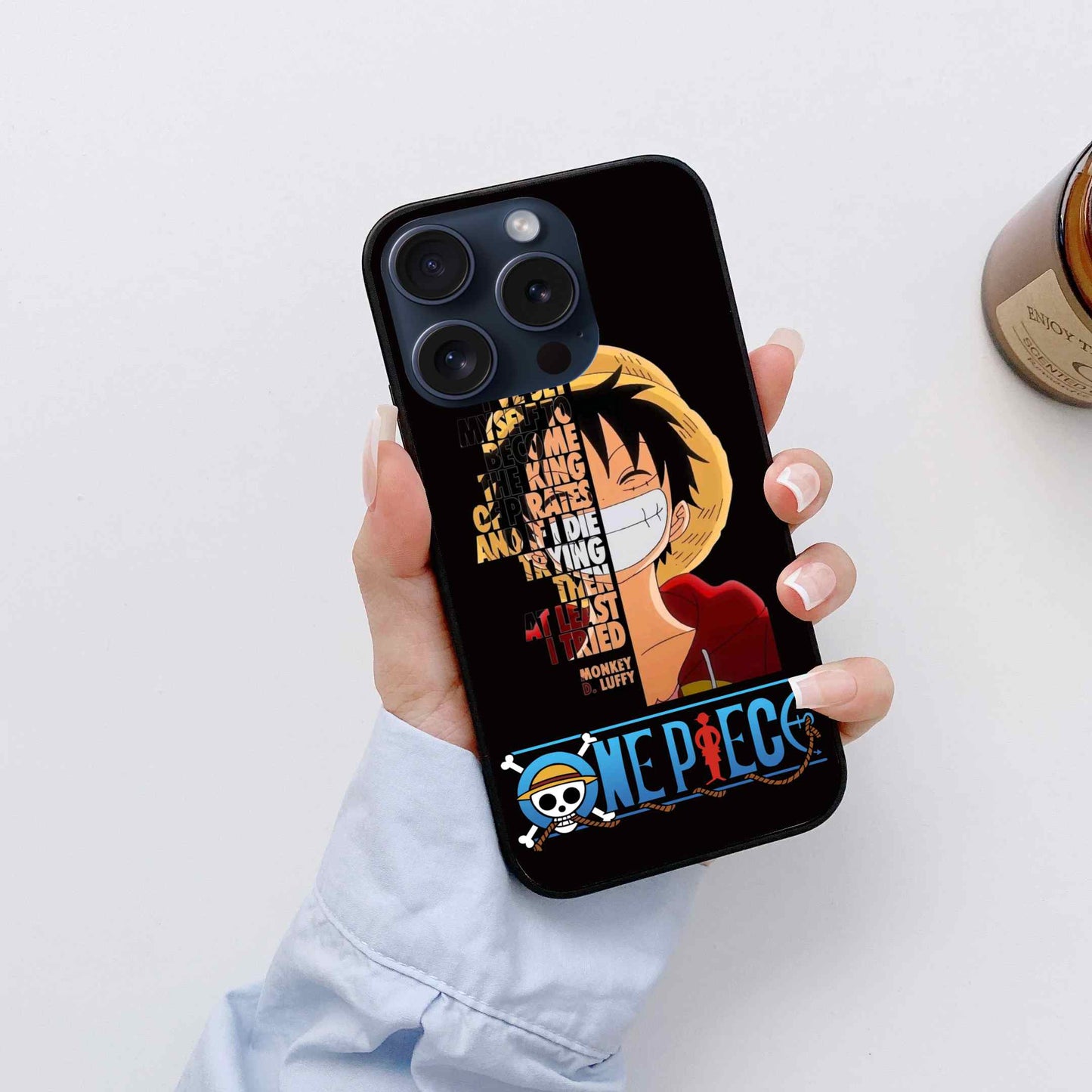 Monkey D. Luffy Glass Back Cover