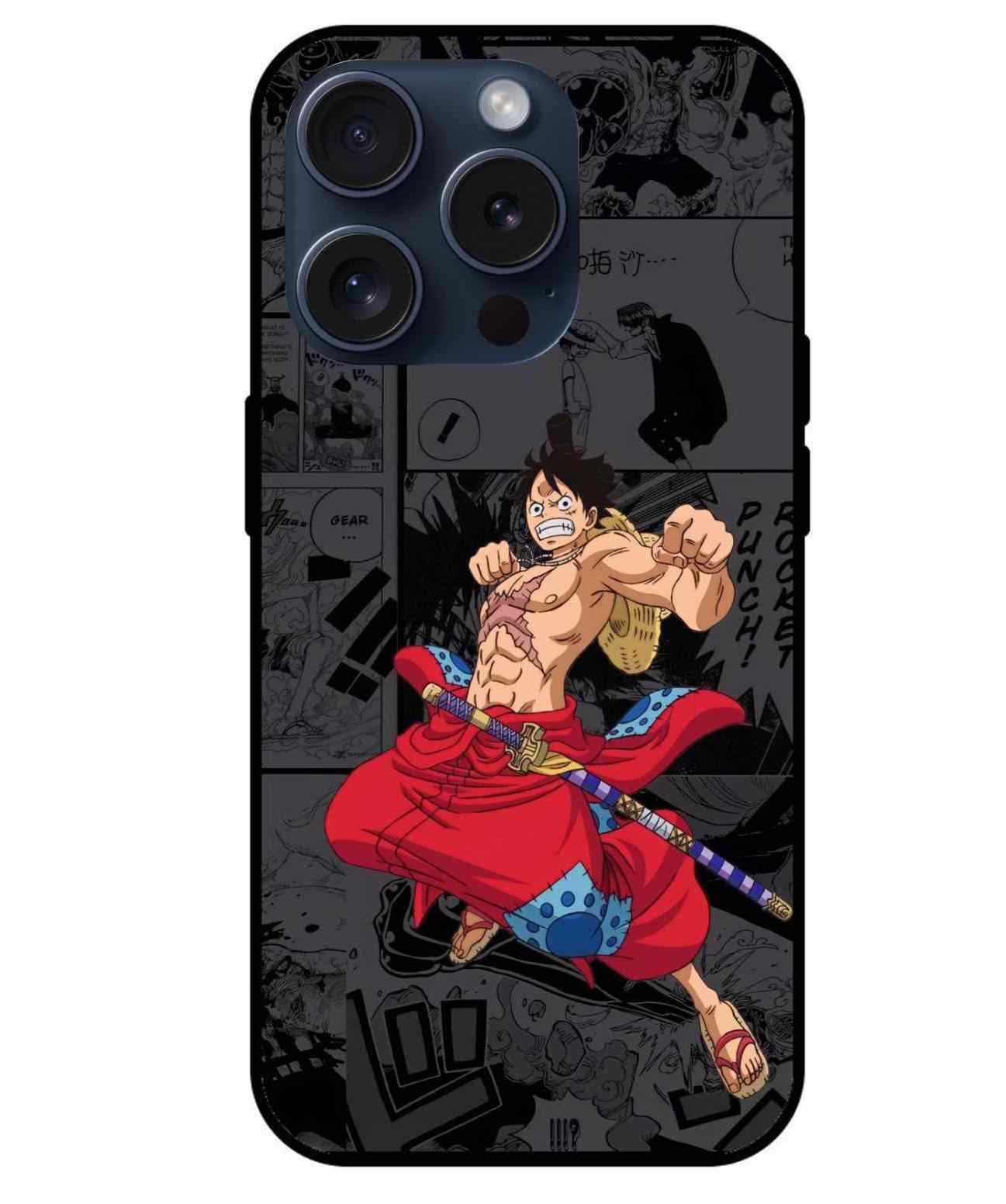 The ninth monkey d luffy Glass Back Cover