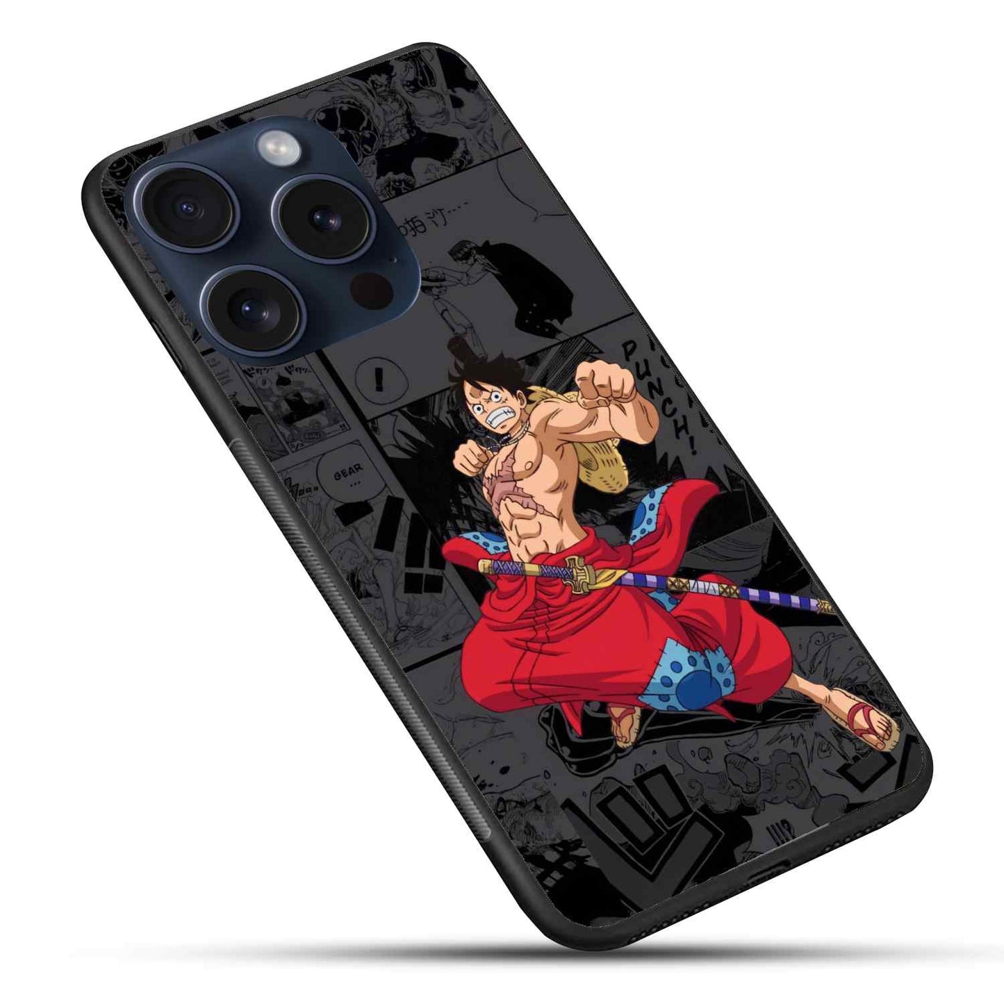 The ninth monkey d luffy Glass Back Cover