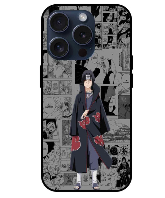 Itachi Uchiha Naruto character Glass Back Cover