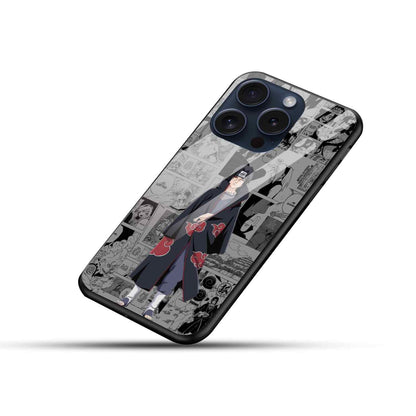 Itachi Uchiha Naruto character Glass Back Cover