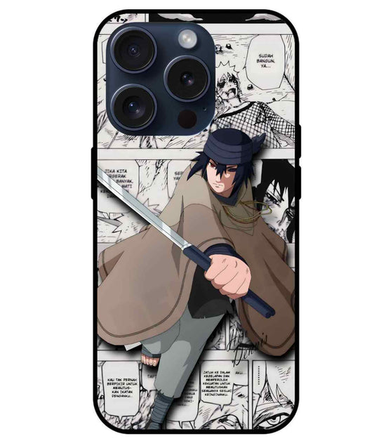 Sasuke Uchiha Glass Back Cover