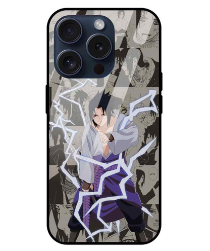 Sasuke Uchiha Glass Back Cover