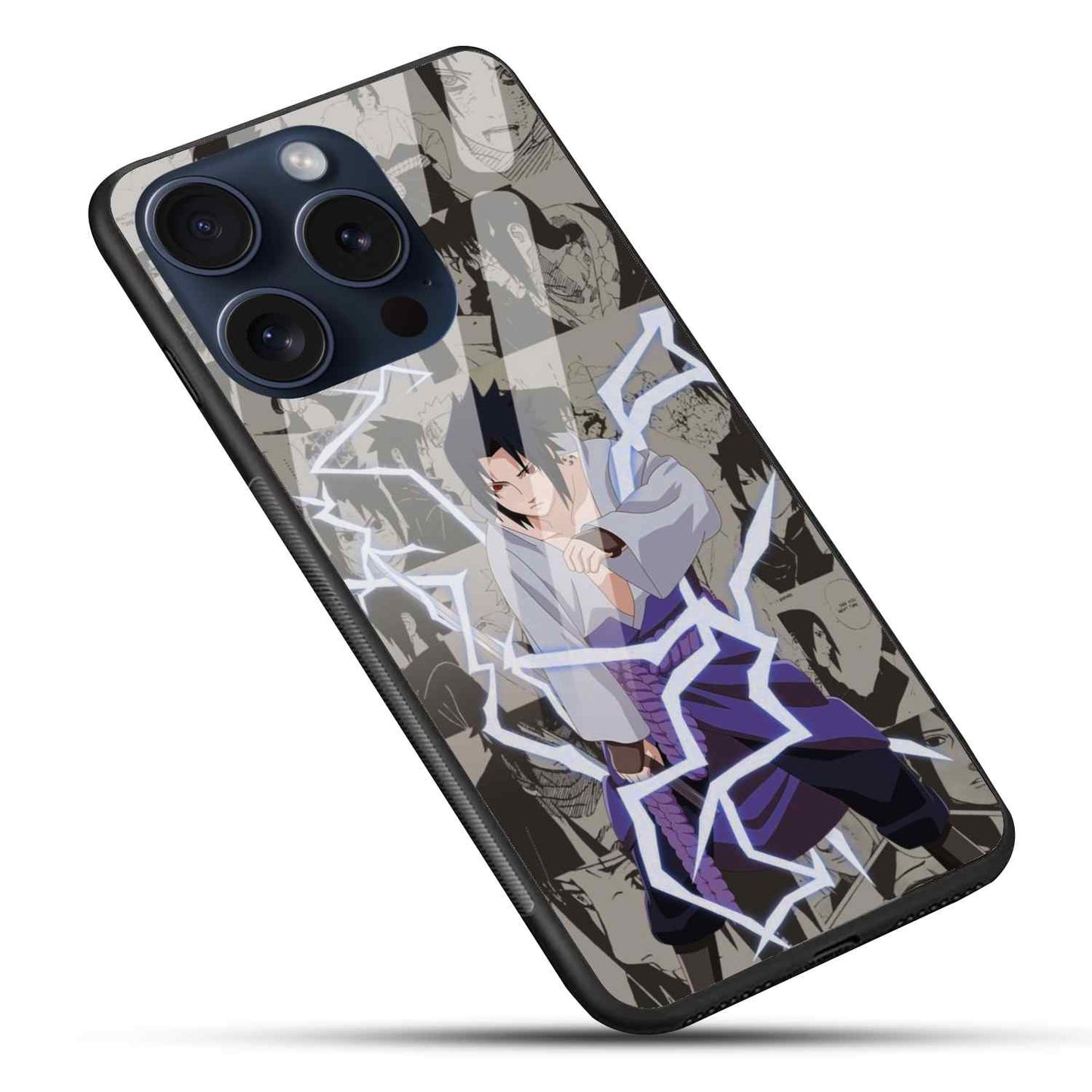 Sasuke Uchiha Glass Back Cover