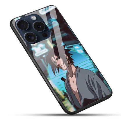 Sasuke Uchiha Naruto Manga Glass Back Cover