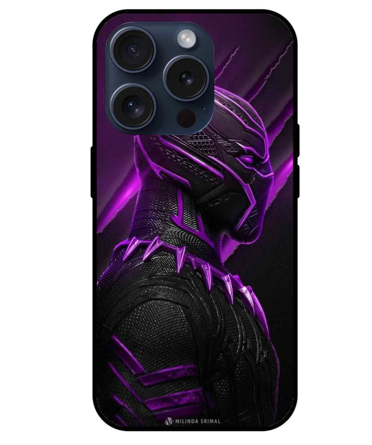 Black panther Glass Back Cover