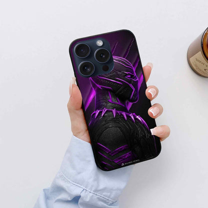 Black panther Glass Back Cover