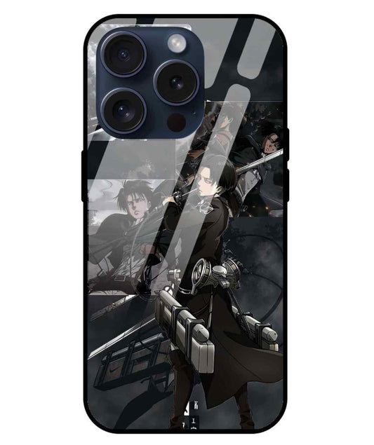 Levi Ackerman Glass Back Cover