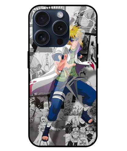 Minato Namikaze Glass Back Cover