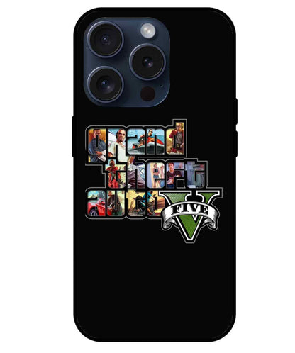 Grand theft auto Glass Back Cover