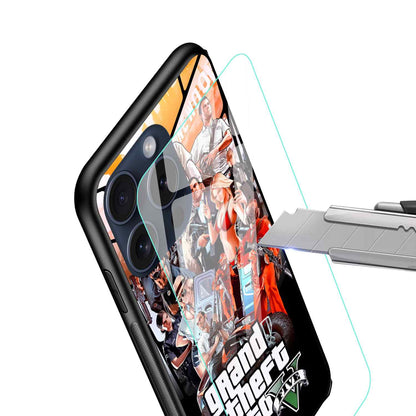 GTA V Glass Back Cover