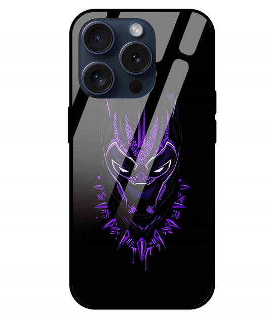 Black panther Glass Back Cover