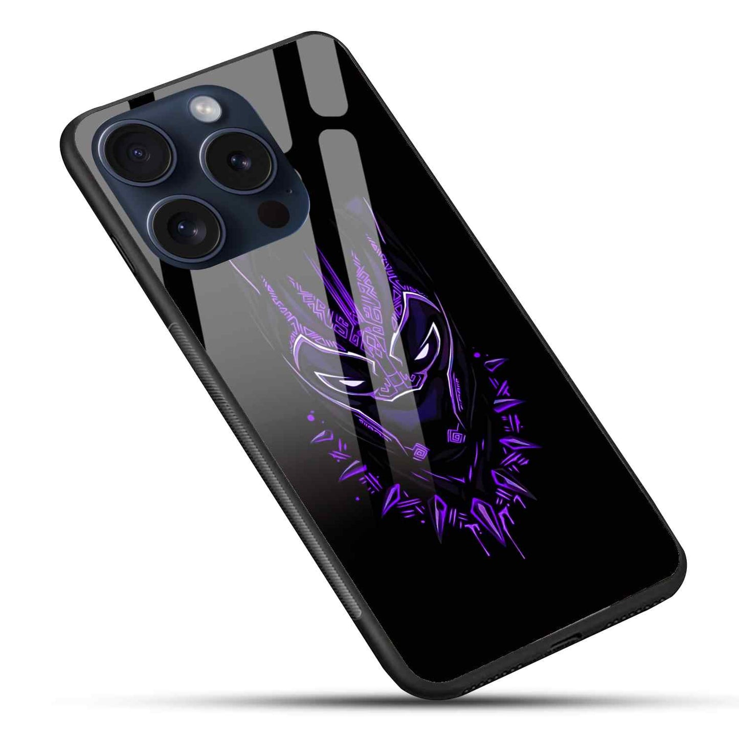 Black panther Glass Back Cover