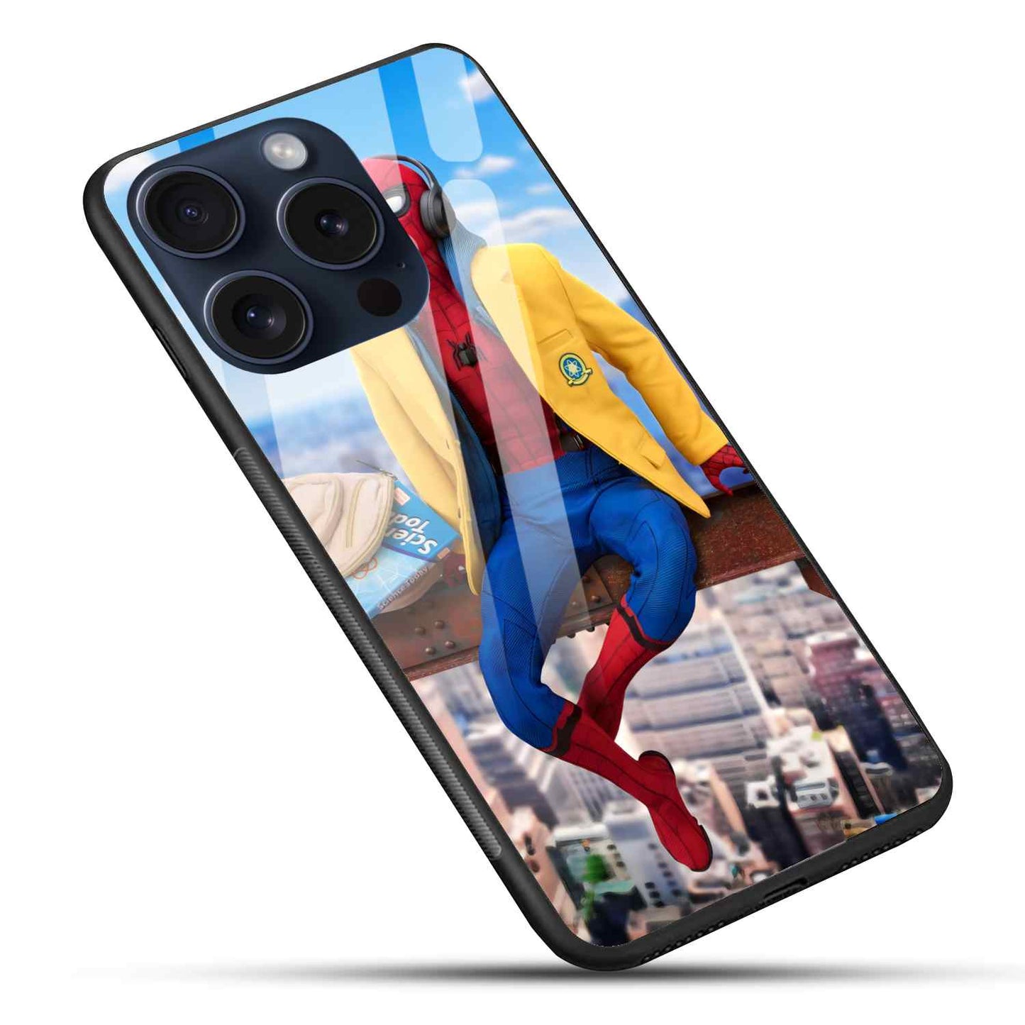 Spider man Glass Back Cover