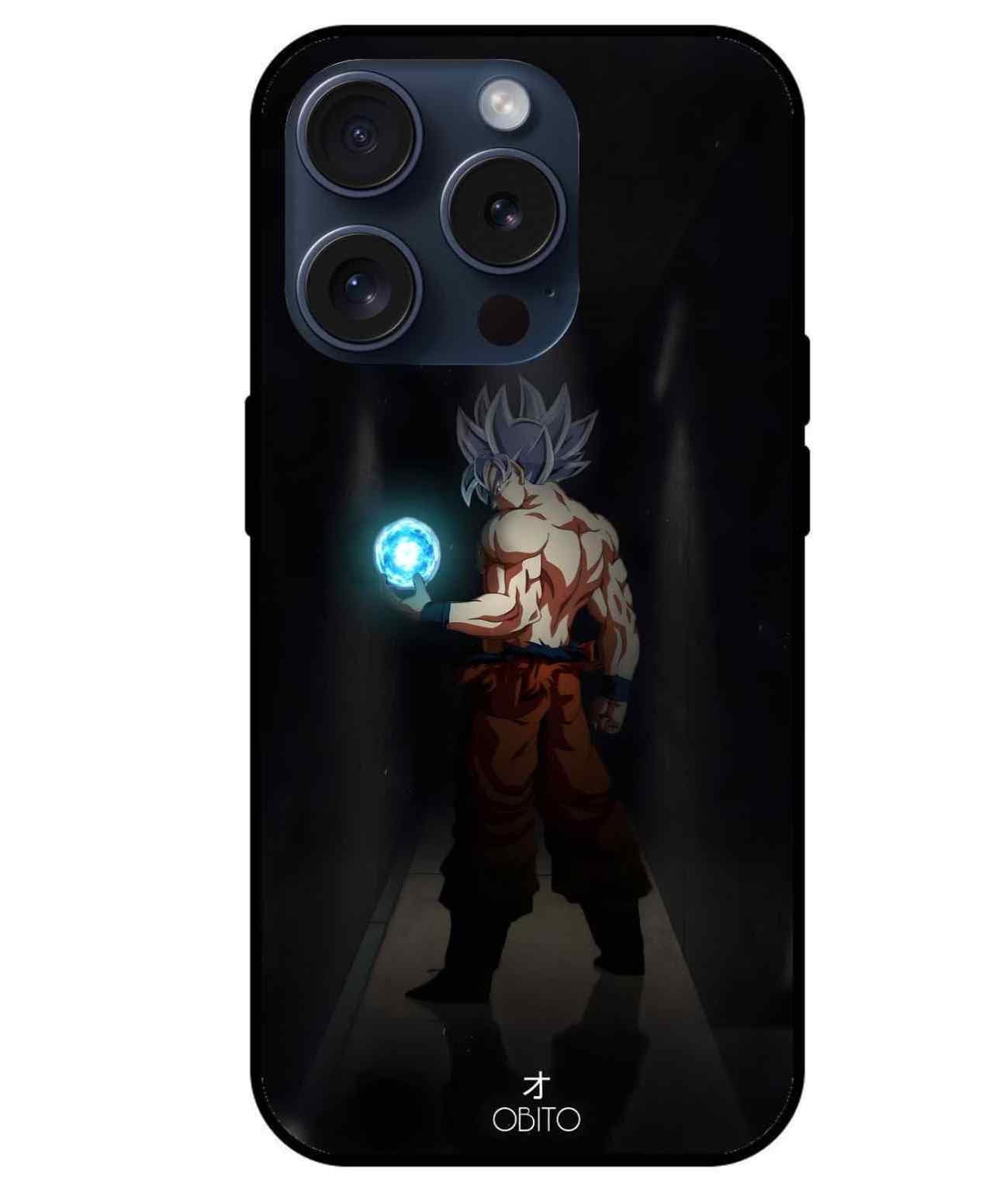 Goku with Beerus Glass Back Cover